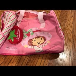 Strawberry Shortcake duffle with coin purse.